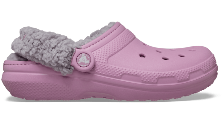 Crocs Classic Fleece Lined Clog In Purple