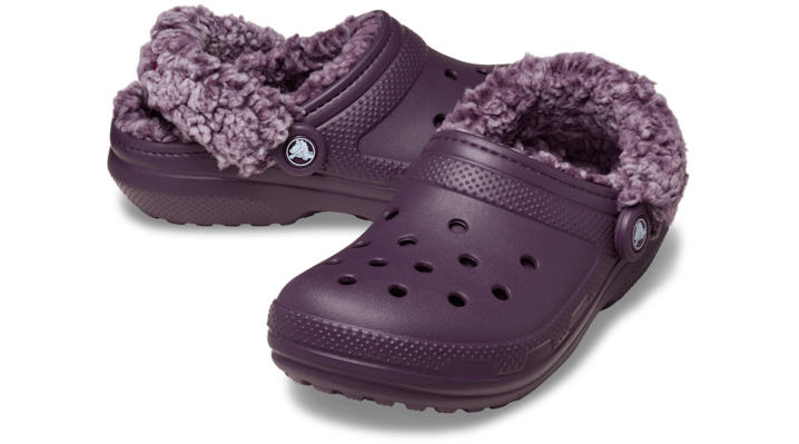 Crocs unisex Classic Fleece Lined Clogs Plush Plum - 211396-5CQ