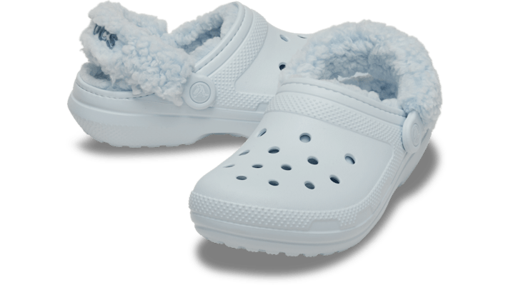 Crocs | Unisex | Classic Fleece Lined | Clogs | Sky Ice | - 211396-5EW