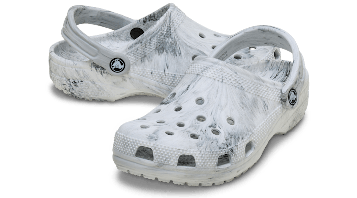 Crocs | Unisex | Classic Watercolor Marbled | Clogs | Grey Swirl | - 211583-1WZ