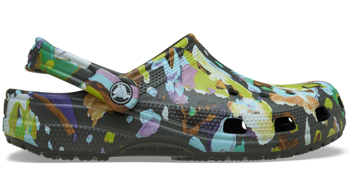 

Classic Painted Floral Clog