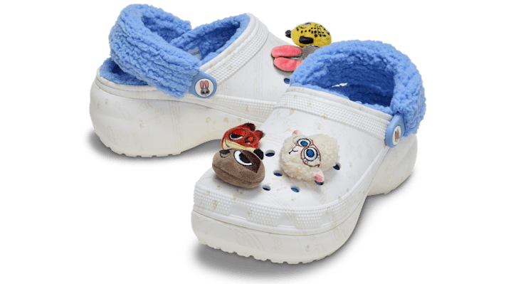 Crocs | Women | Disney Zootopia 2 Classic Platform Lined | Clogs | Multi | - 211751-90H