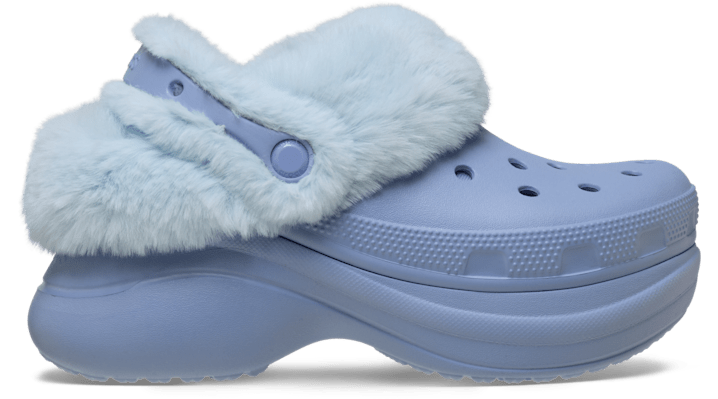 Crocs Bae Lined Sabots Femmes Blue Haze 42 In Blue