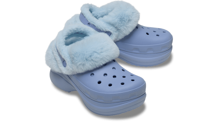 Crocs | Women | Bae Lined | Clogs | Blue Haze | - 211753-453