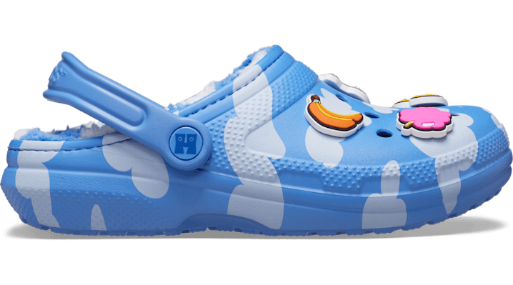Crocs Happy Socks X Classic Lined Sabots Unisex Powder - vue 1