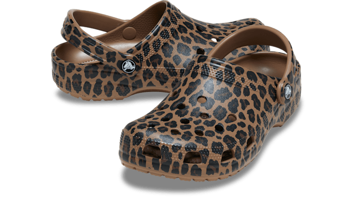 Crocs unisex Classic Animal Clogs Sepia / Leopard - 211800-2LD