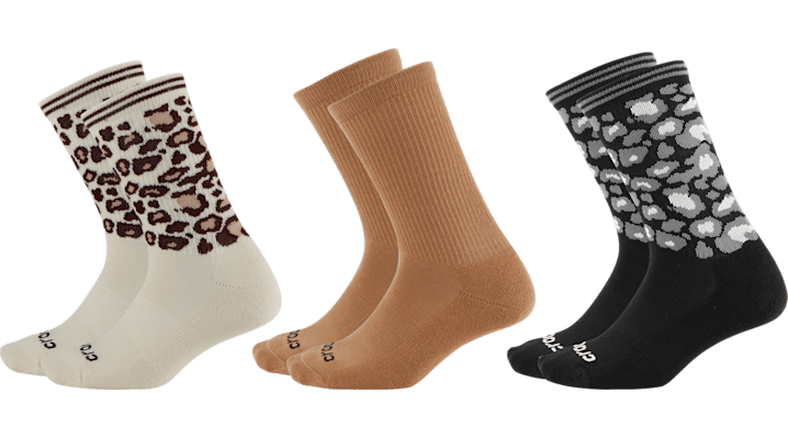

CrocsSocks Cheetah Crew 3PK