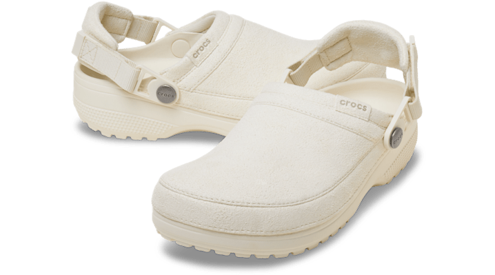 Crocs | Unisex | Classic Crafted Vegan Suede | Clogs | Summit White | - 211930-2MD