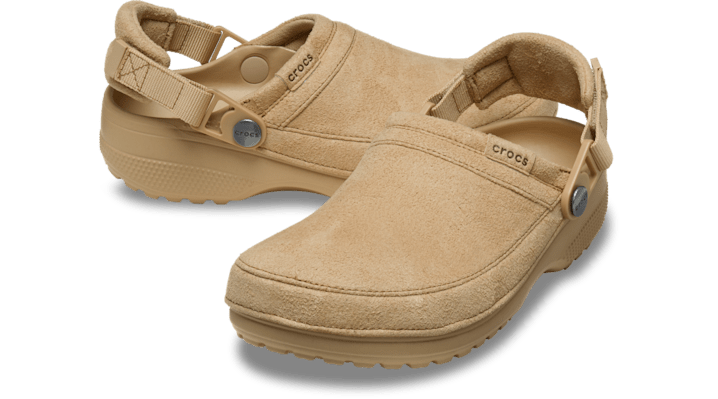 Crocs | Unisex | Classic Crafted Vegan Suede | Clogs | Cashew | - 211930-2NB