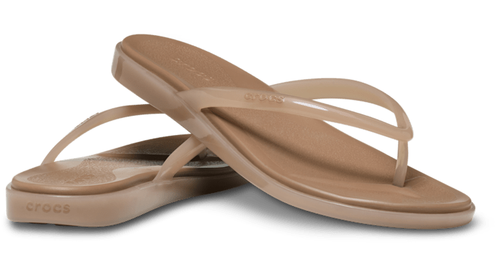 Crocs | Women | Miami Jelly Round Toe | Flips | Milk Chocolate Jelly | - 212014-2NO