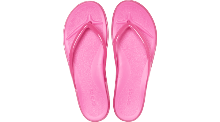 Crocs Miami Jelly Round Toe Tongs Femmes Lemonade Jelly - vue 1