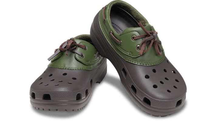 Crocs unisex Classic Boat Shoe Shoes Espresso/Army Green - 212022-26E