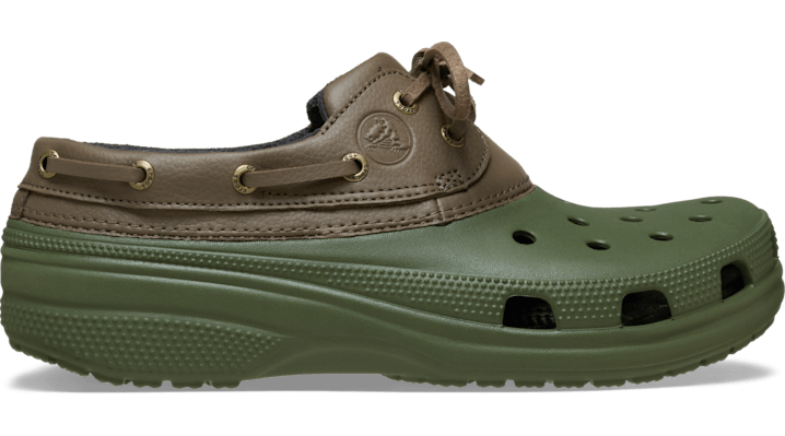 Crocs Classic Boat Shoe Chaussures Unisex Army / Walnut