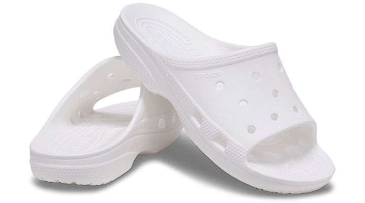 Crocs | Men | Classic Icon | Slides | White | - 212029-100