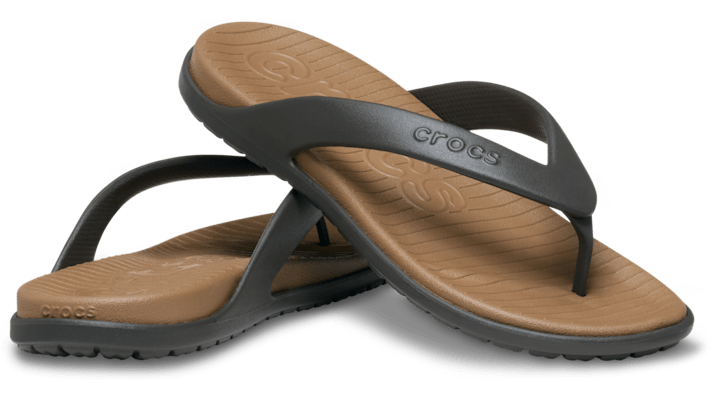 Crocs | Men | Coast | Flips | Sepia/Dark Cocoa | - 212035-2MV