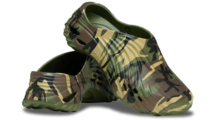 Crocs | Unisex | Echo Camo Wave | Clogs | Army Green / Multi | - 212044-3TC