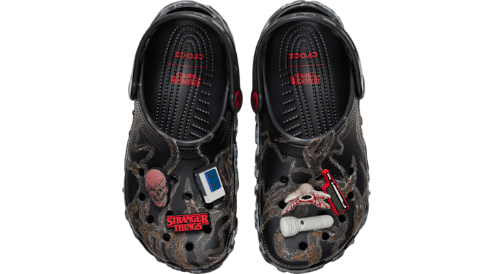 Crocs Stranger Things Classic Clog In Black