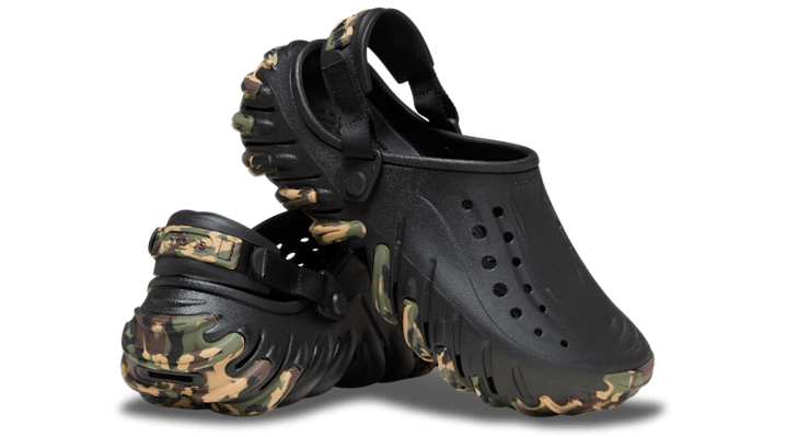 Crocs | Unisex | Echo Camo RO | Clogs | Black / Multi | - 212095-0C4