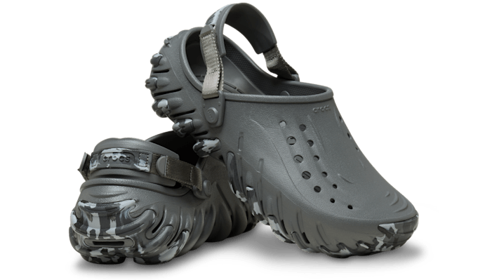 Crocs | Unisex | Echo Camo RO | Clogs | Slate Grey / Multi | - 212095-0IE