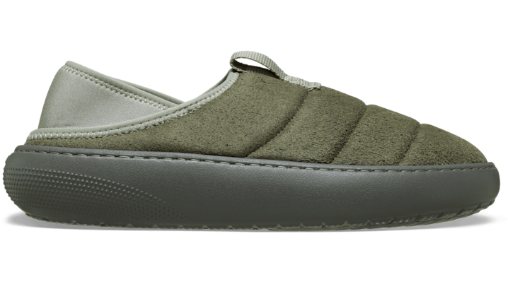 Crocs Classic Vegan Suede Moc In Green