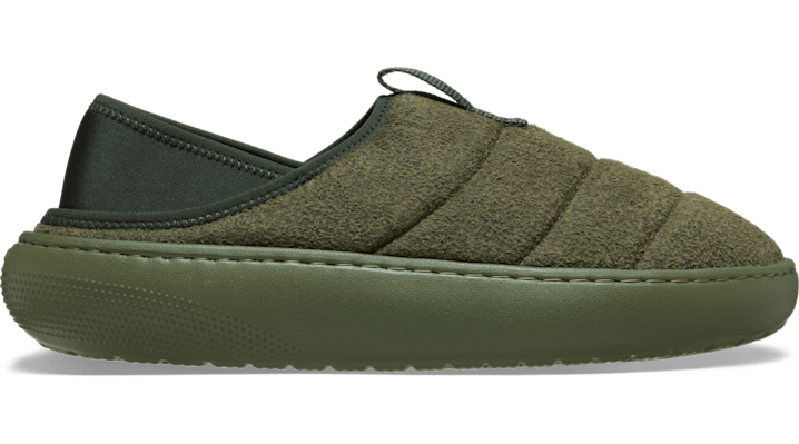 Crocs Classic Vegan Suede Moc In Green