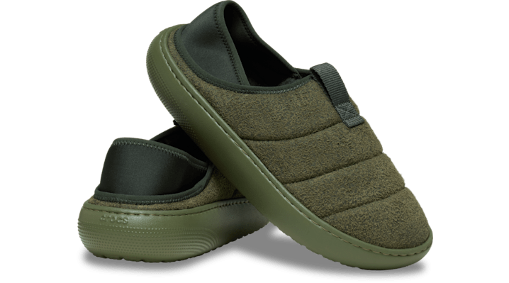Crocs | Unisex | Classic Vegan Suede Moc | Shoes | Army Green | - 212097-309