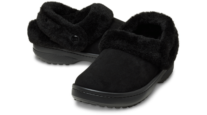 Crocs | Unisex | Classic Unfurgettable Vegan Suede | Clogs | Black | - 212106-001