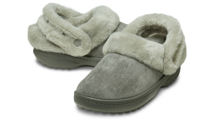 Crocs | Unisex | Classic Unfurgettable Vegan Suede | Clogs | Galactic Grey | - 212106-1WS