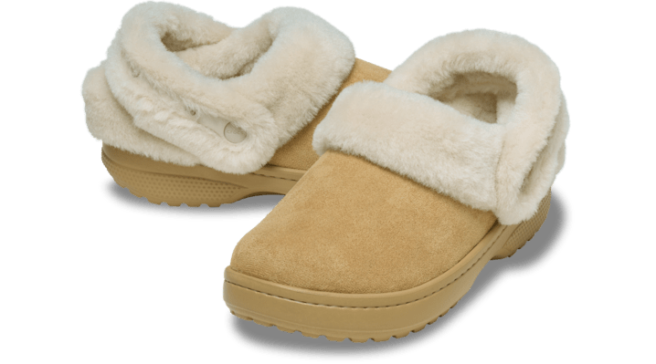 Crocs | Unisex | Classic Unfurgettable Vegan Suede | Clogs | Tan | - 212106-265