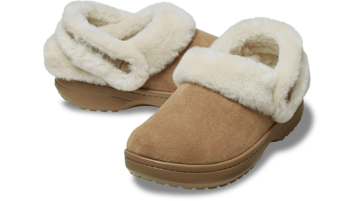 Crocs | Unisex | Classic Unfurgettable Vegan Suede | Clogs | Sepia | - 212106-2EY