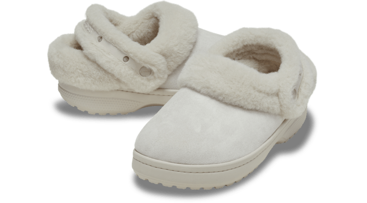 Crocs | Unisex | Classic Unfurgettable Vegan Suede | Clogs | Cocoa Crème | - 212106-2PL