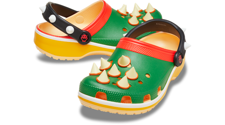 Nintendo x Crocs Classic Clog 'Bowser' | Green | Men's Size 8 - 212135-90H