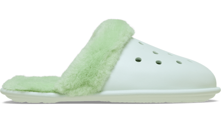 Crocs Classic Fuzz Scuff Babouche Unisex Mint Tint