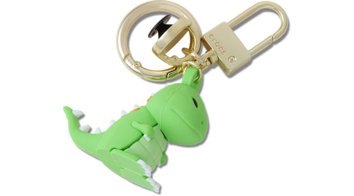 

Green Dino Bag Charm