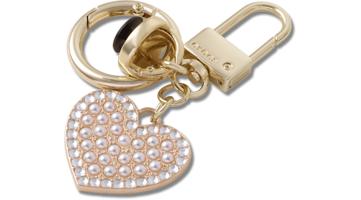 

Pearl Heart Bag Charm