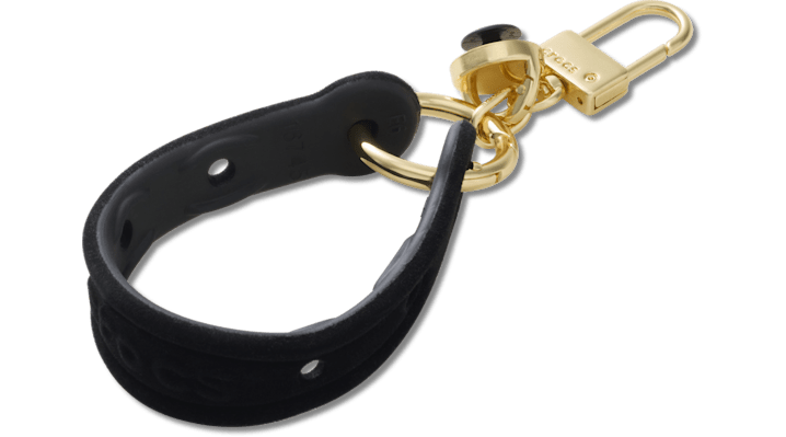 Jibbitz Classic Wristlet Velvet Bag Charm In Black