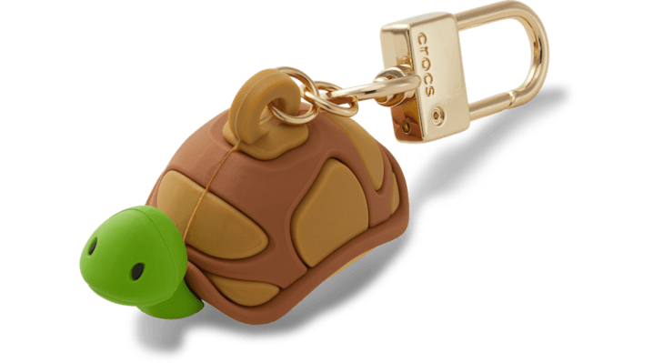 

3D Turtle Bag Charm Grn