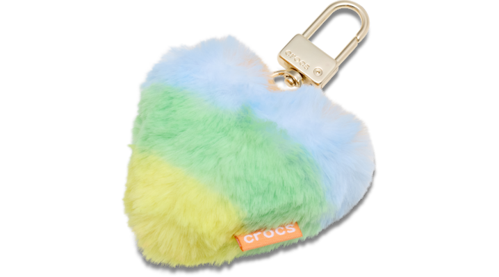 

Plush Heart Bag Charm Mlt