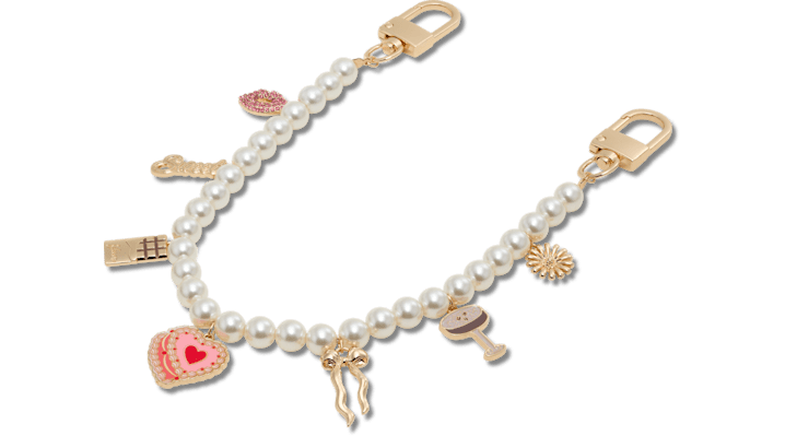 Jibbitz Sweet Pearls Long Chain Bag Charm