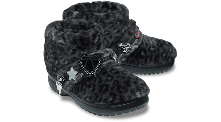 Crocs Classic Unfurgettable Leopard Boot Laarzen Unisex Black / Leopard - 212386-0CU