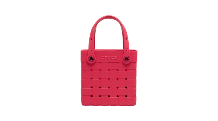 Crocs Small Basket Woven Tote Chaussures Digital Raspberry OS