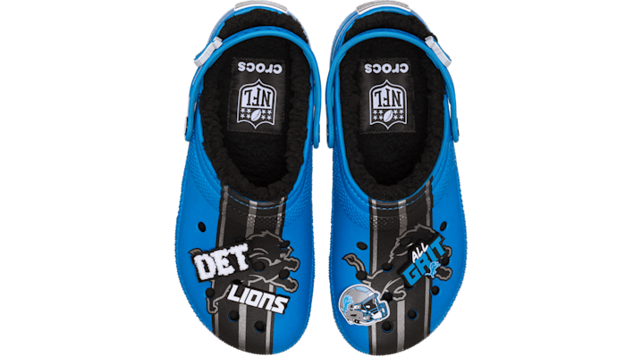 Crocs Nfl Detroit Lions Classic Clog In Multi