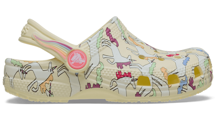 Crocs Classic Unicorn Graphic T Chaussures Yellow
