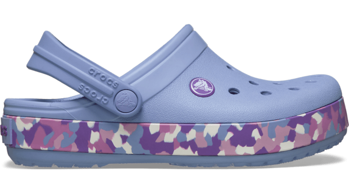 Crocs Crocband Glow Confetti Band Sabots Enfants Turbo Teal - vue 2