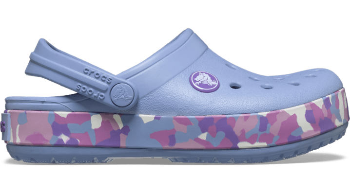 Crocs Toddler Crocband Glow Confetti Band Chaussures Haze