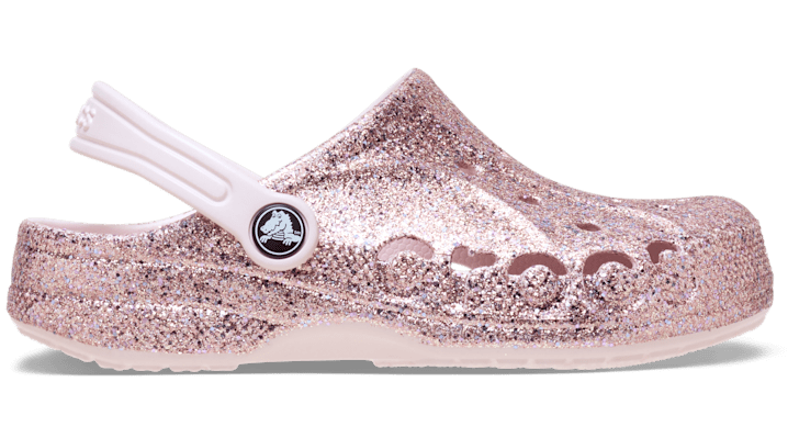 Crocs Baya Mixed Glitter Sabots Enfants Barely - vue 1