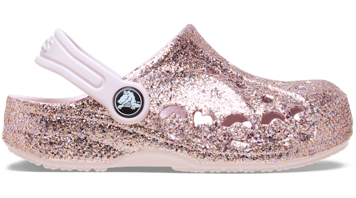 Crocs Baya Mixed Glitter T Sabots Enfants Barely - vue 1