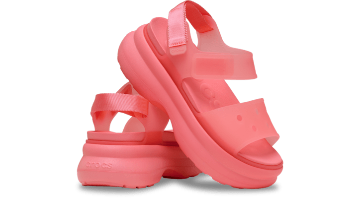 Crocs | Women | Soho Frosted Y Strap | Sandals | Guava | - 212651-6UI