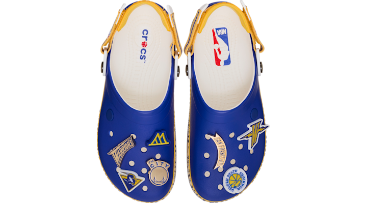 Unisex Crocs  Royal Golden State Warriors Adjustable Classic Clog