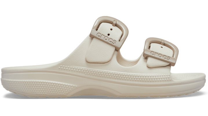 Crocs Saturday Enamel Buckle Sandales Femmes Vapor Ice - vue 3